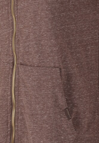 Athlecia Athletic Zip-Up Hoodie 'CHESTINE' in Brown