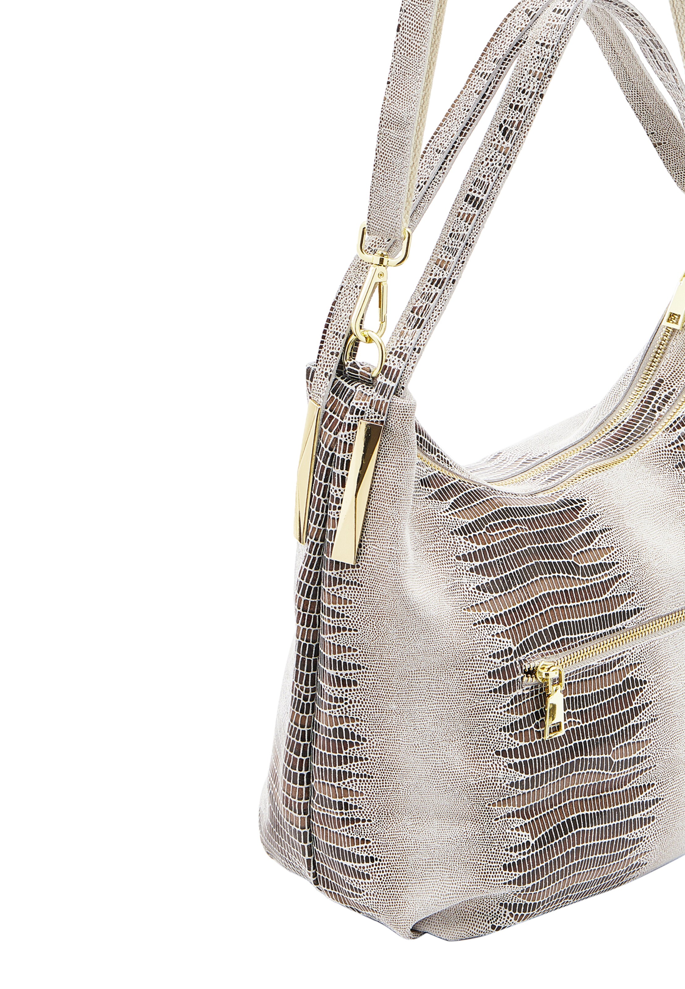 faina Schultertasche in Grau