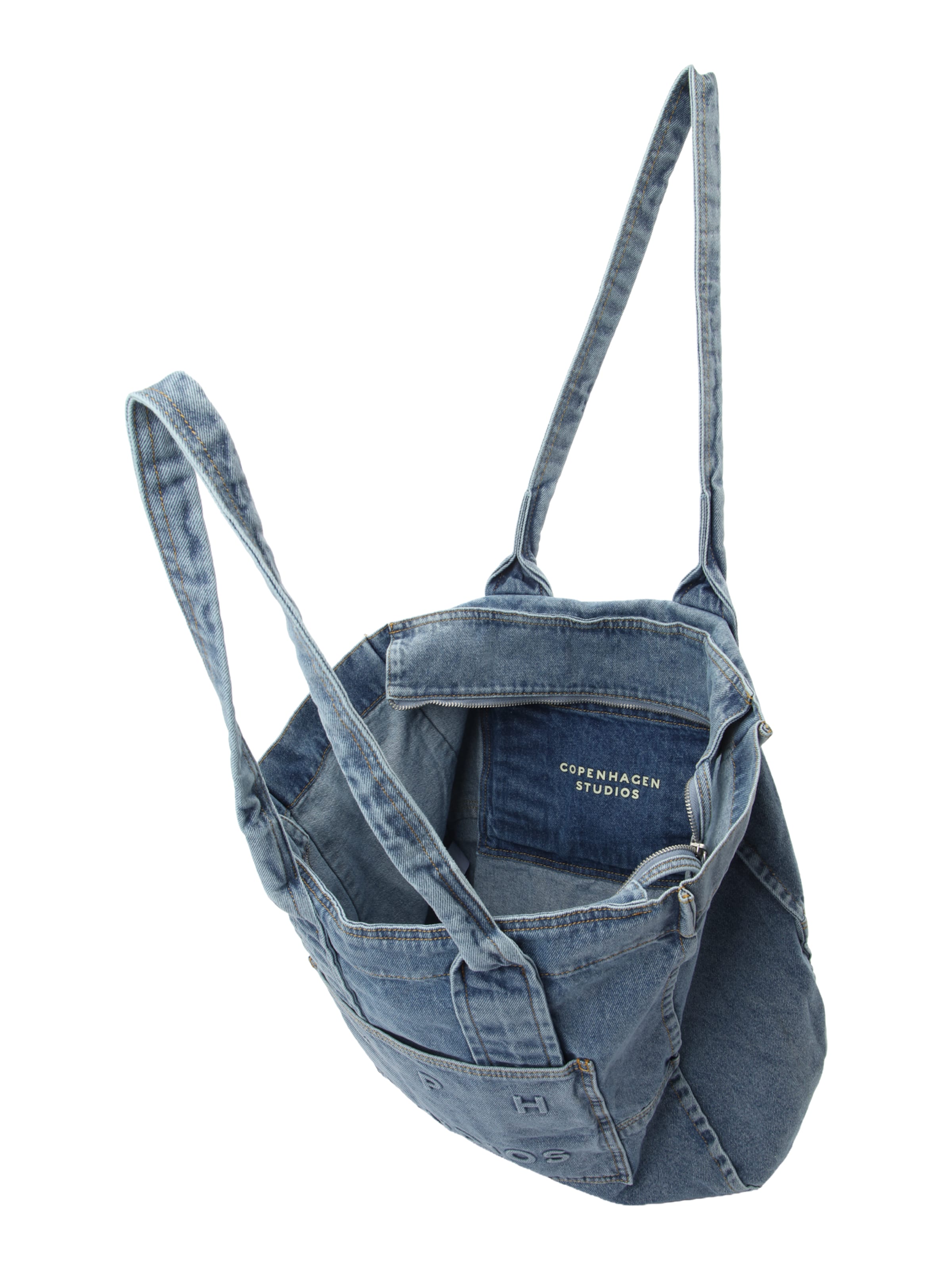 Cabas Copenhagen Studios en bleu