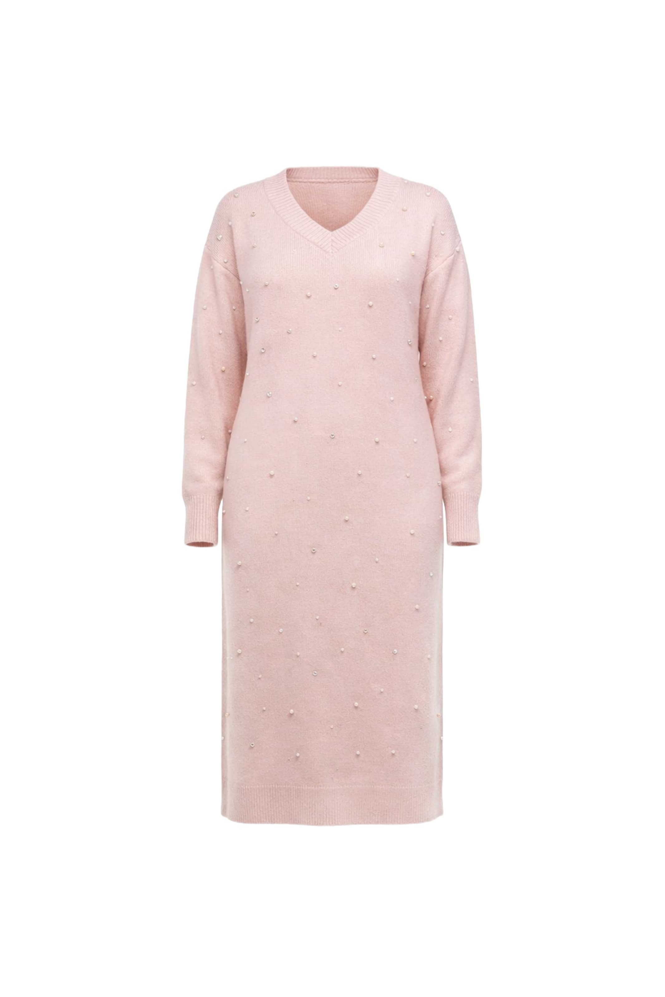Shape Of You Kleid in Pink: Vorderseite