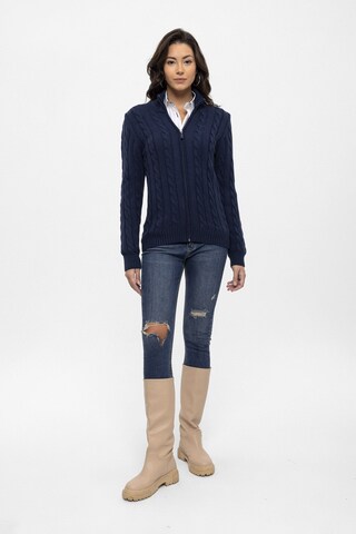 Felix Hardy Knit cardigan in Blue