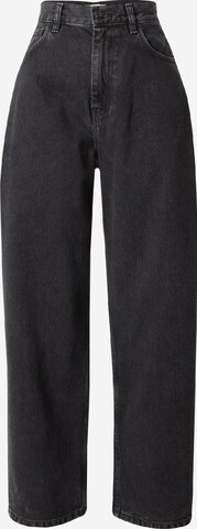 Carhartt WIP Loosefit Jeans 'Brandon' in Zwart: voorkant