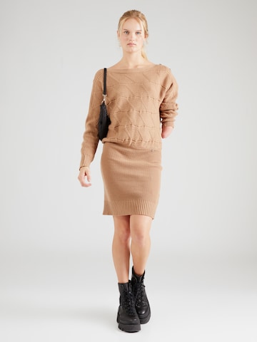 GUESS Kleid 'ELODIE' in Beige