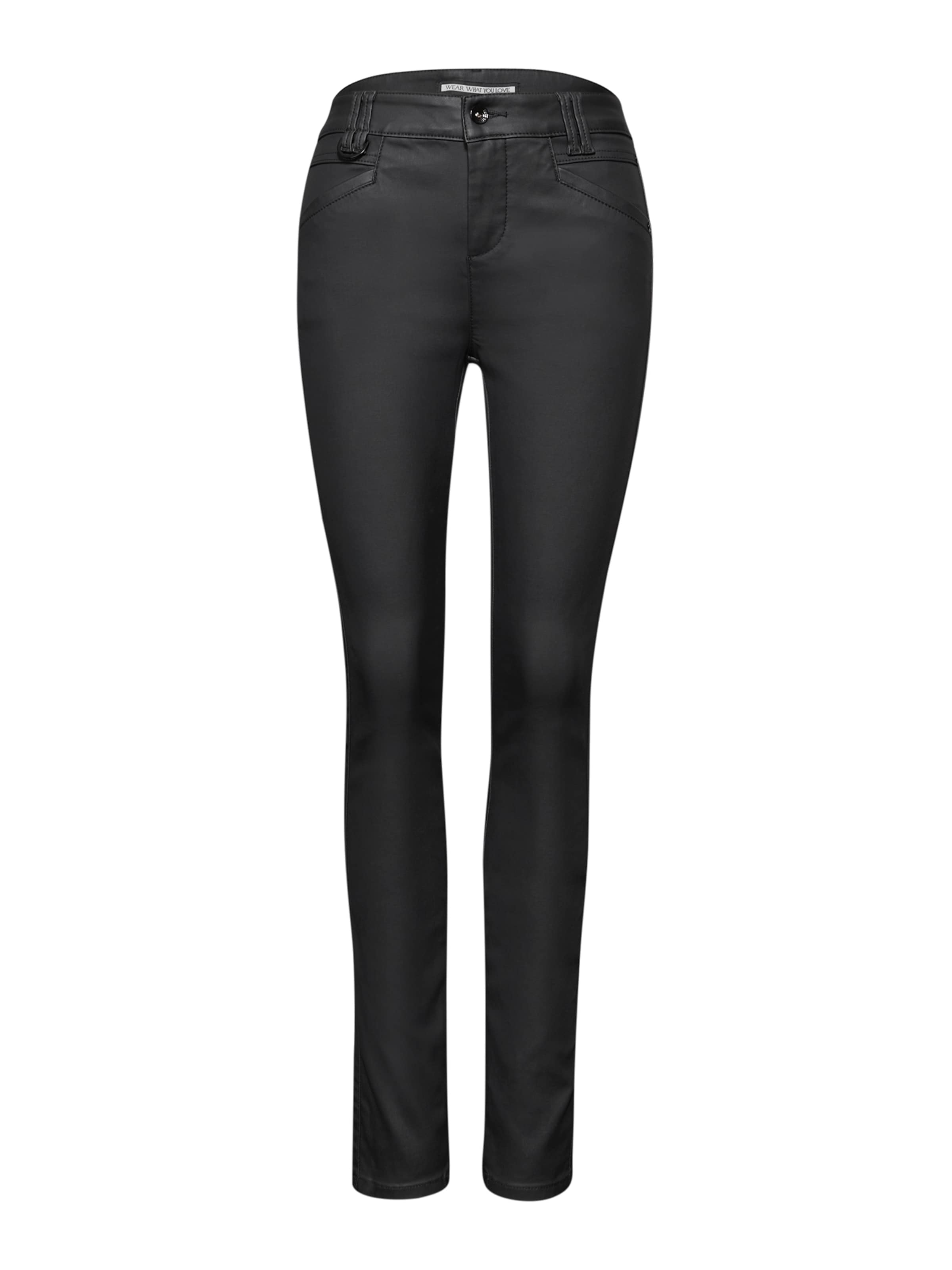 STREET ONE Regular Pants 'York' in Black: front