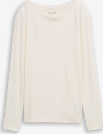 TOM TAILOR Shirt in White: front