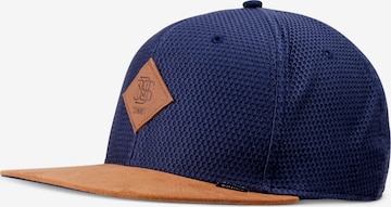 DJINNS Cap 'Honey Knit' in Blau: Vorderseite