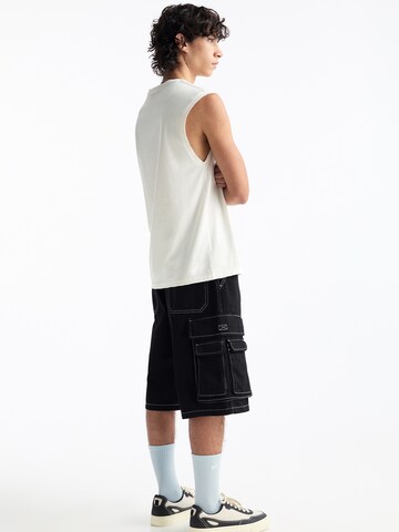 Pull&Bear Loosefit Shorts in Schwarz