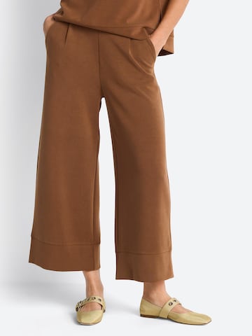 Regular Pantalon Rich & Royal en marron : devant