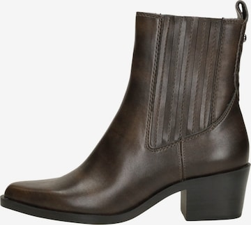 Boots 'Enkellaarsjes Hak' Tamaris en marron : devant