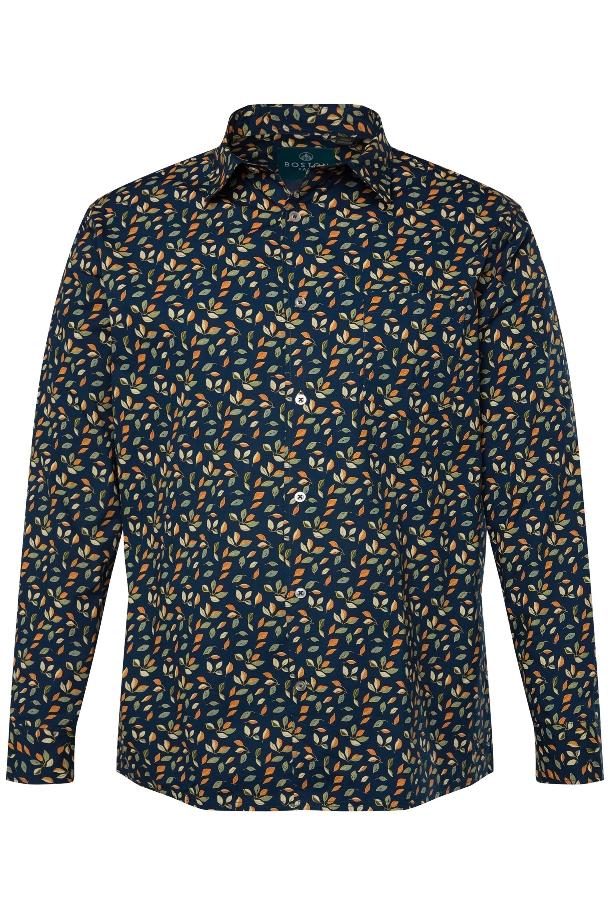 Boston Park Overhemd in Blauw: voorkant