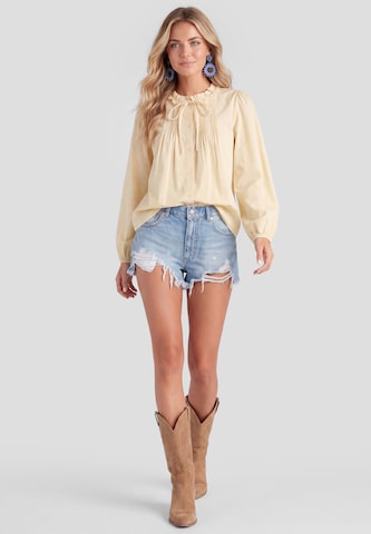IZIA - Blusa em amarelo