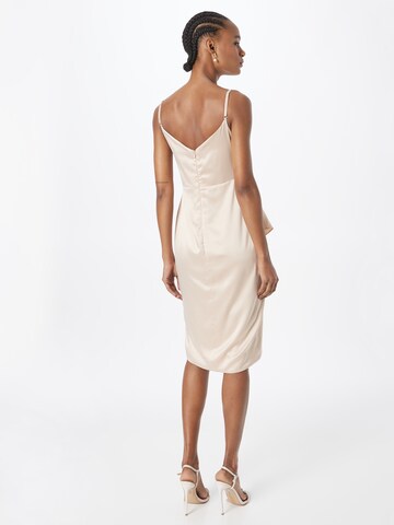 TFNC Cocktail Dress 'ALIYA' in Beige