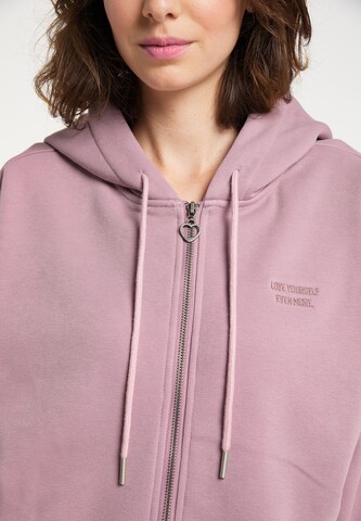 MYMO Kapuzensweatjacke in Pink