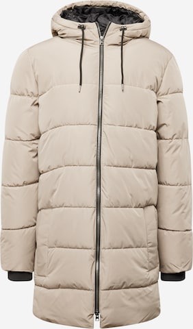 Only & Sons Winter Jacket 'Melvin' in Beige: front
