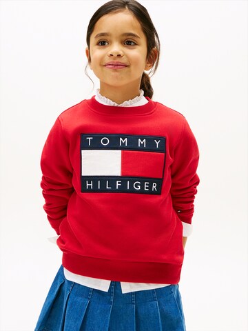 Sweat 'HERITAGE' TOMMY HILFIGER en rouge : devant