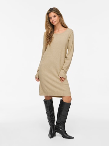 Robes en maille 'RIL ' VILA en beige