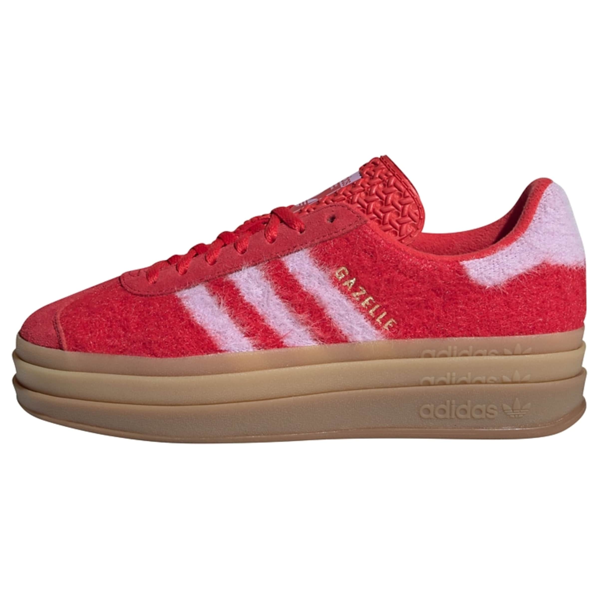 ADIDAS ORIGINALS Platform trainers 'Gazelle' in Red: front