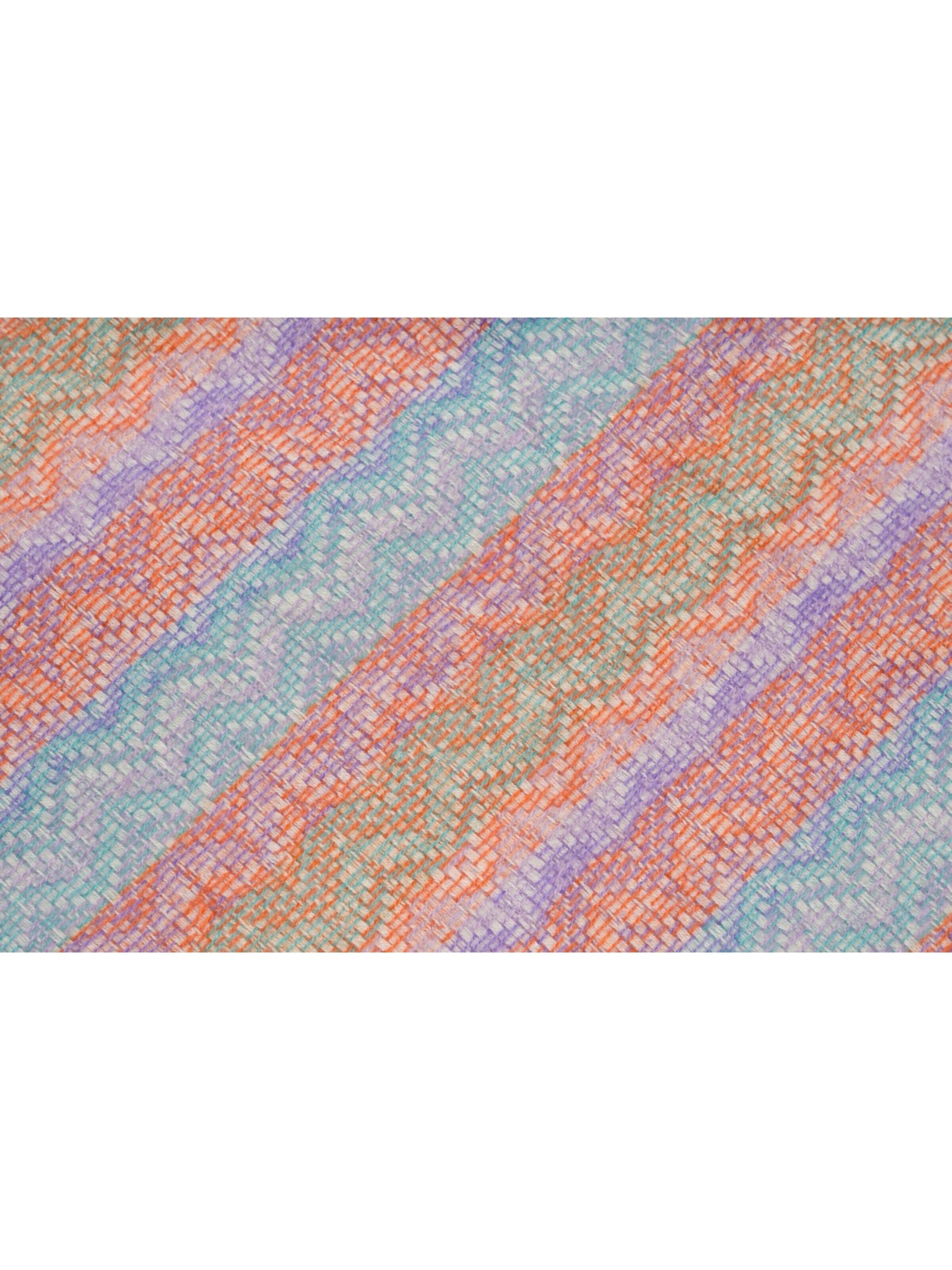 styleBREAKER Tuch 'Dreieckstuch Zick-Zack Webmuster'‌‌‌‌‌‌‌‌ in Blau