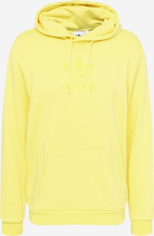 ADIDAS ORIGINALS Sweatshirt 'Trefoil Series Street' in Yellow: front