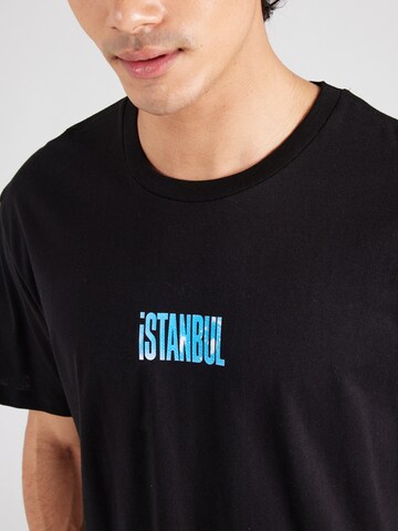 Tricou 'JORISTANBUL' de la JACK & JONES pe negru