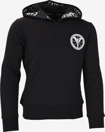 Carlo Colucci Sweatshirt 'Carata' in Black: front