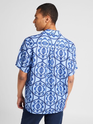 Les Deux Comfort fit Overhemd in Blauw