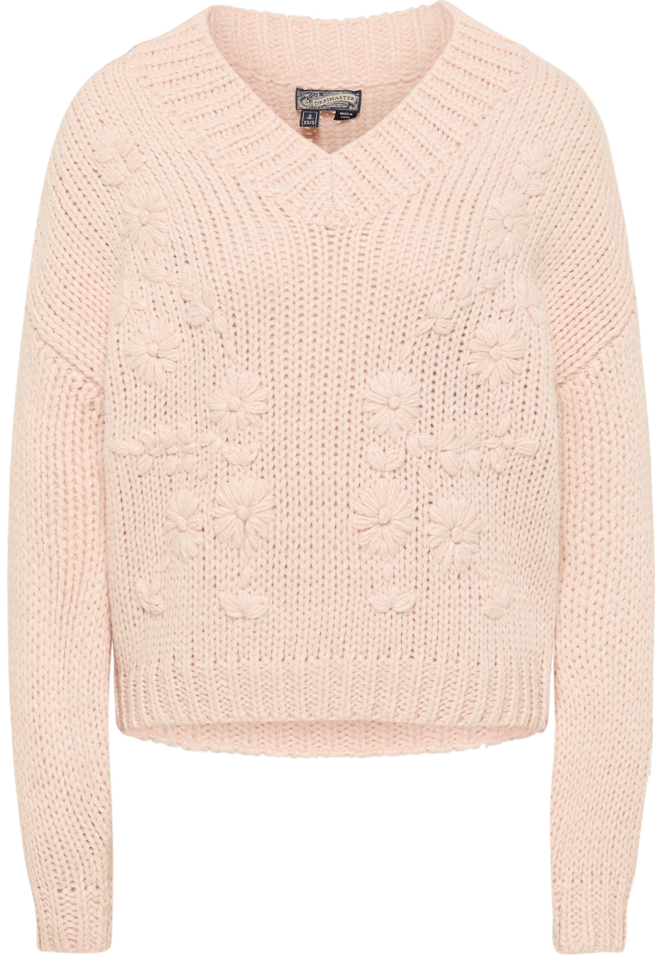 DreiMaster Vintage Pulóver 'Imane' - rózsaszín: elől