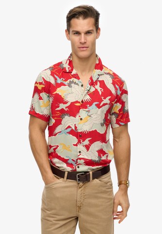 Superdry Hemd 'Hawaii' in Rot: Vorderseite