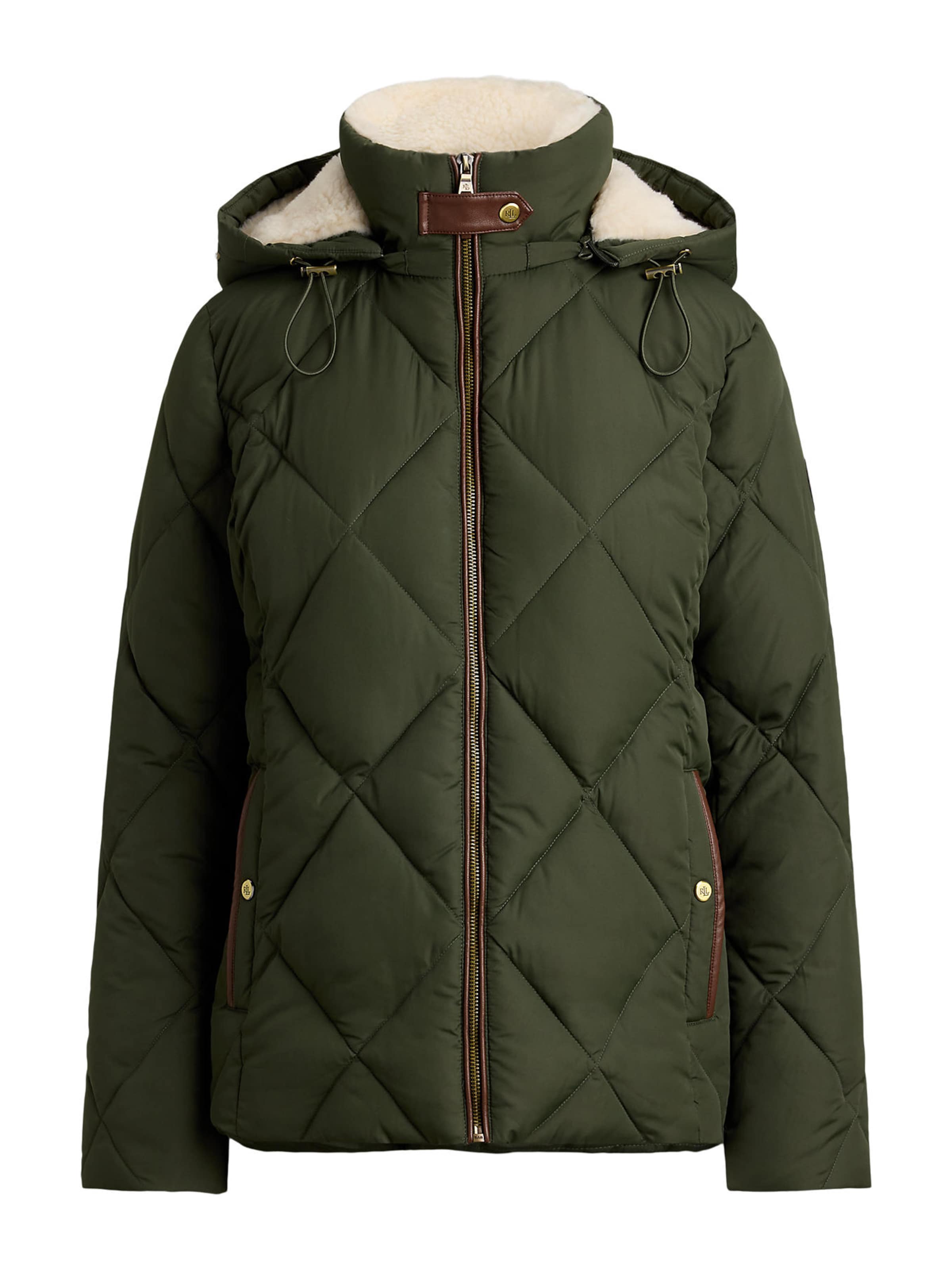 zaļš Lauren Ralph Lauren Ziemas jaka 'DIA': no priekšpuses