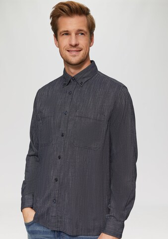 s.Oliver Regular fit Overhemd in Blauw: voorkant