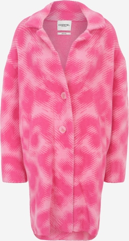 Palton tricotat 'Elium' de la Essentiel Antwerp pe roz: față