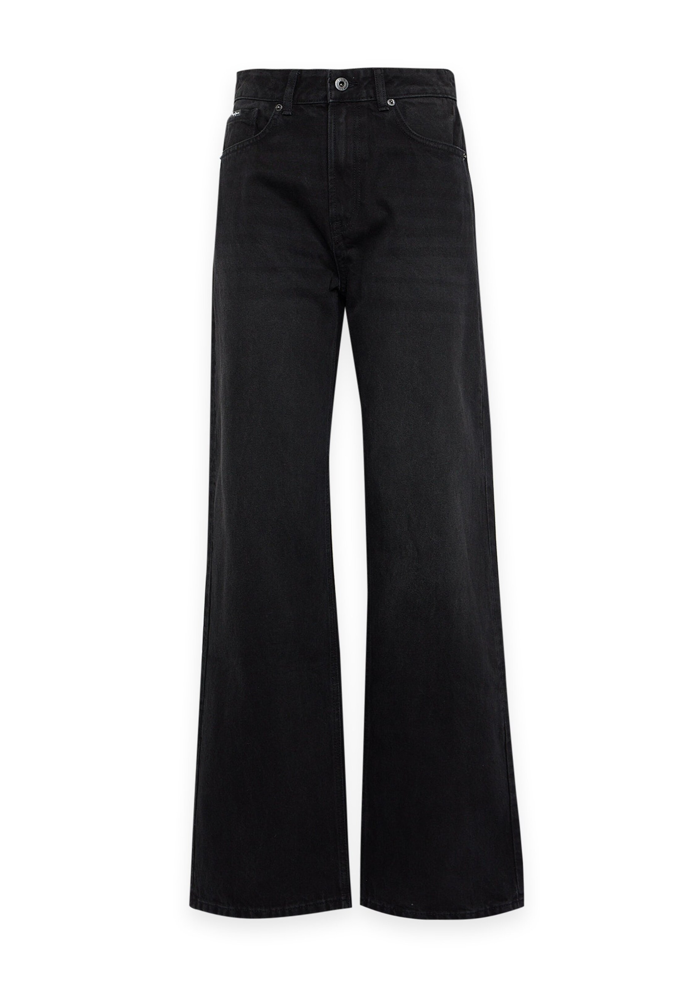Pepe Jeans - Pierna ancha Vaquero 'Lexa' en negro: frente