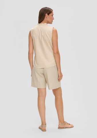 s.Oliver BLACK LABEL Blouse in Beige: terug