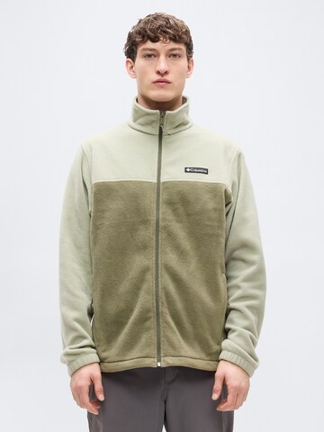 COLUMBIA Funktsionaalne fliisjakk 'Steens Mountain™', värv roheline: eest vaates