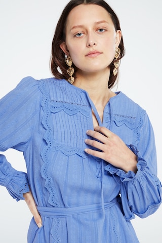 Fabienne Chapot Shirt Dress 'Jeanine' in Blue