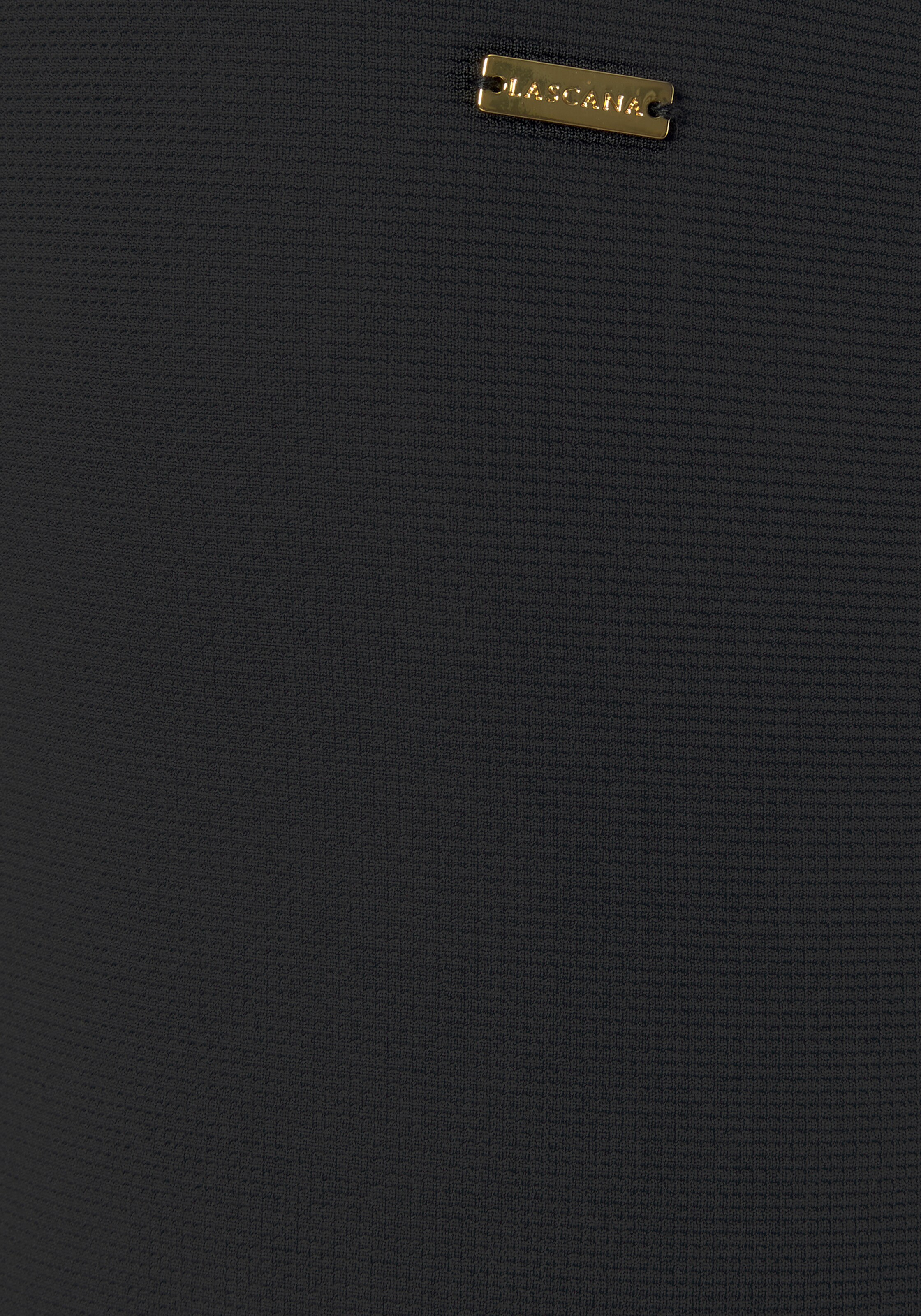 évasé Pantalon LASCANA en noir