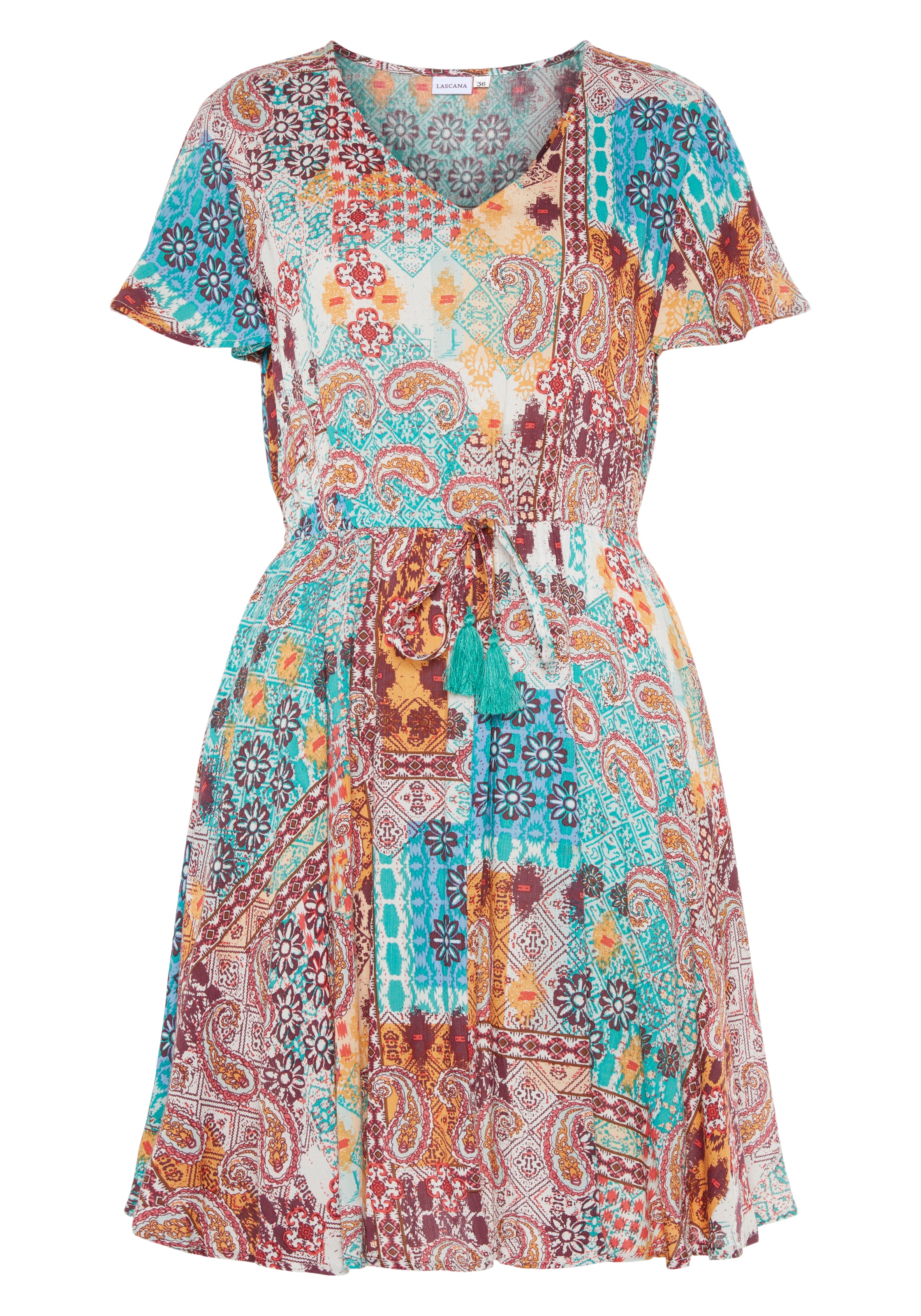 Robe d’été LASCANA en mélange de couleurs : devant