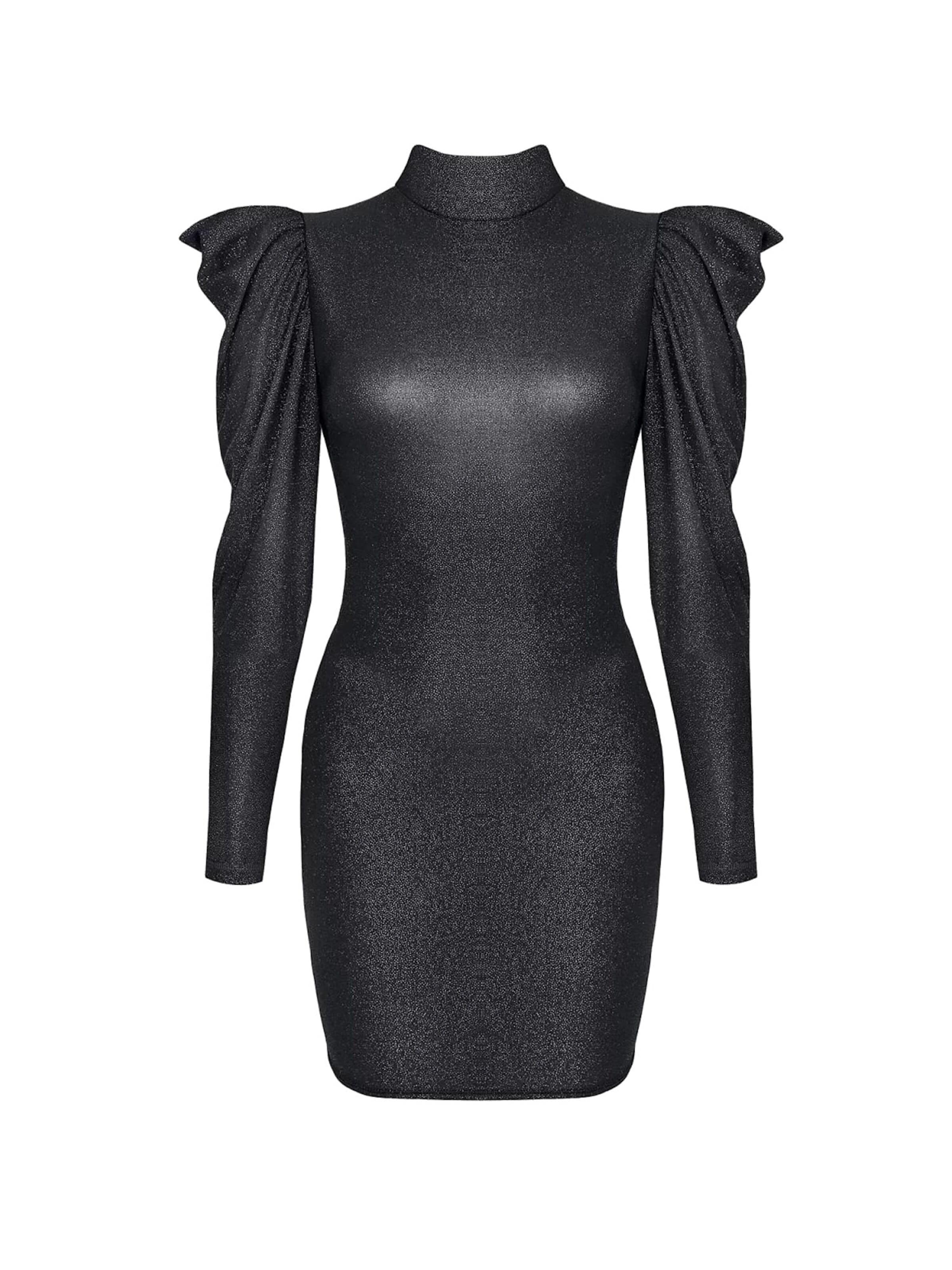 Demoniq Evening Dress 'CADRE005' in Black: front
