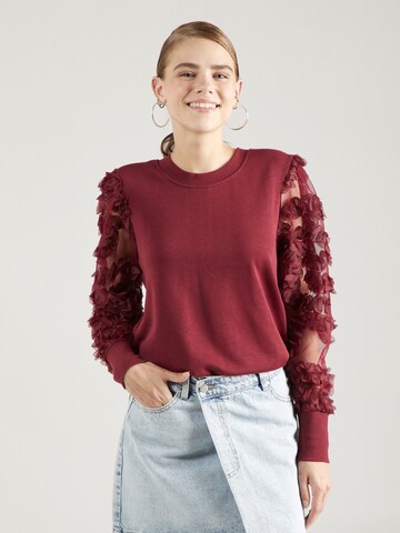 JDY Sweatshirt 'FAIRVIEW' in Red: front