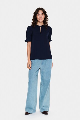 SAINT TROPEZ Blouse 'Nunni' in Blauw