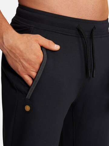 GOLD´S GYM APPAREL Tapered Sportbroek 'Eric' in Zwart