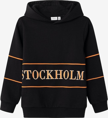 NAME IT Sweatshirt in Black: front