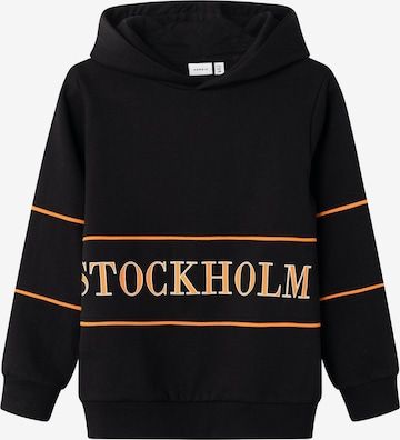 NAME IT Sweatshirt i svart: framsida