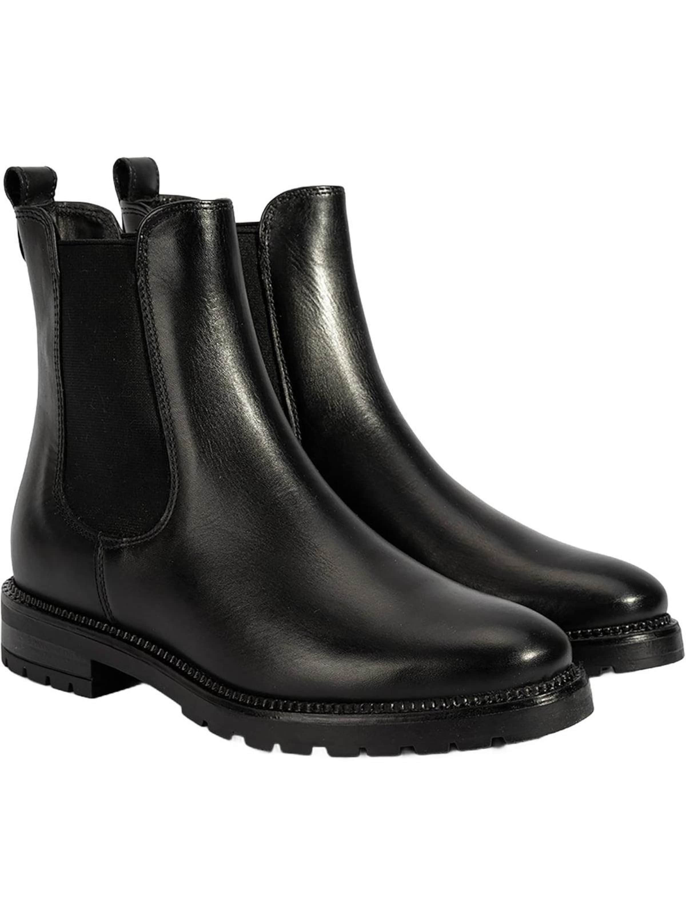 Desa - Botas 'Stiefel' en negro: frente