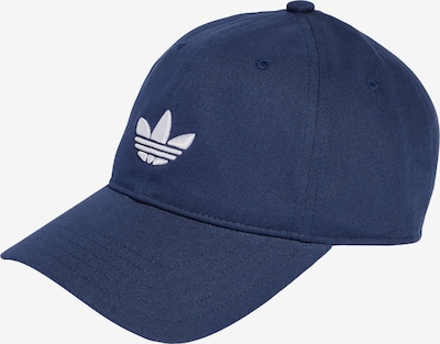 Kepurė 'Adicolor Classic Trefoil' iš ADIDAS ORIGINALS, spalva – tamsiai mėlyna / balta, Prekių apžvalga