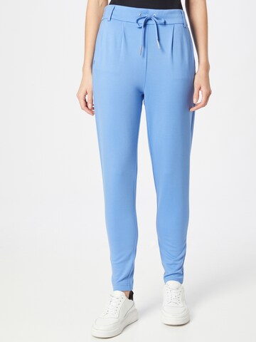 Coupe slim Pantalon à pince 'Poptrash' ONLY en bleu : devant