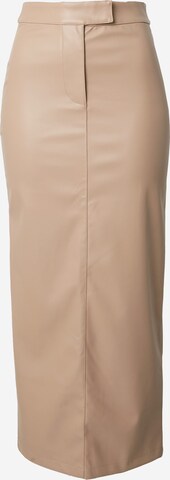 River Island Skirt in Beige: front