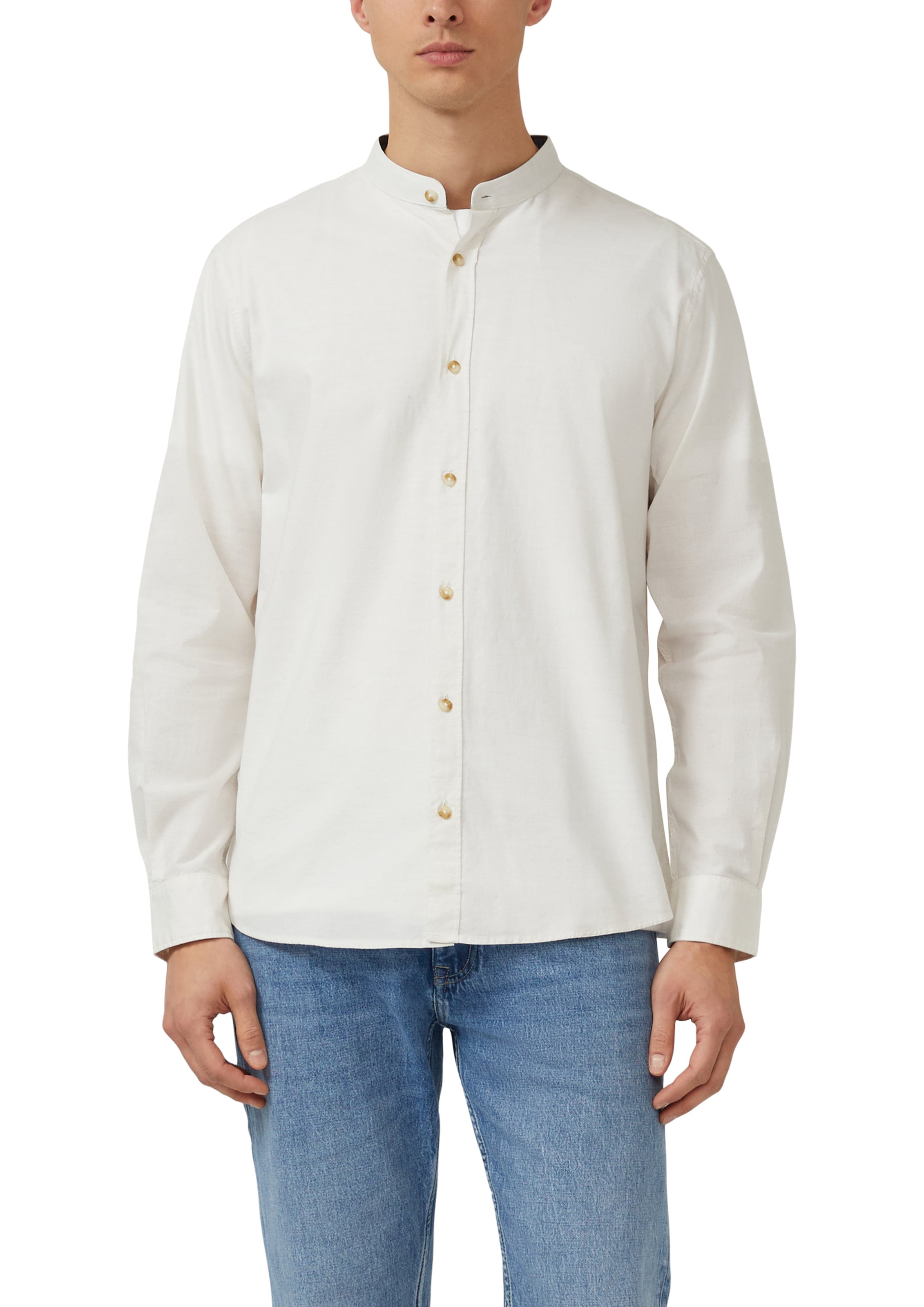 s.Oliver Regular Fit Hemd in Beige