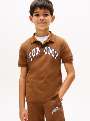 TOMMY HILFIGER Poloshirt in Braun: Vorderseite
