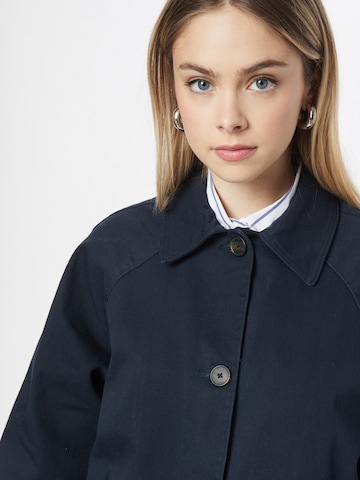 Monki Between-Seasons Coat in Blue